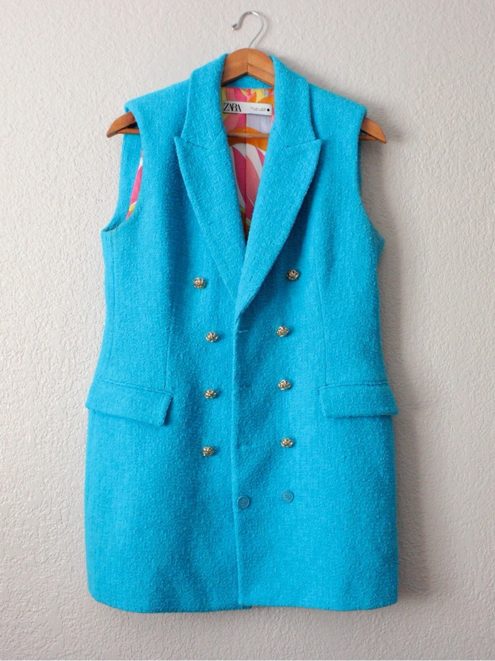 Zara Tweed Blazer Dress